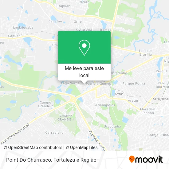 Point Do Churrasco mapa