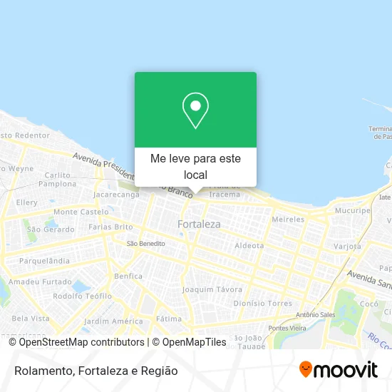 Rolamento mapa