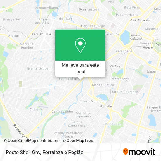 Posto Shell Gnv mapa