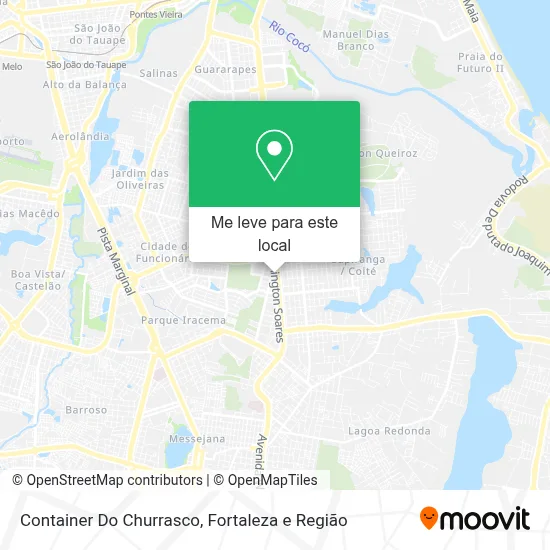 Container Do Churrasco mapa