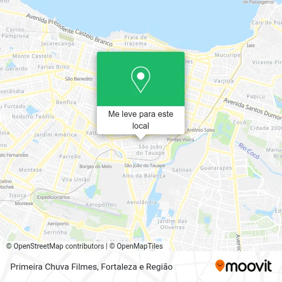 Primeira Chuva Filmes mapa