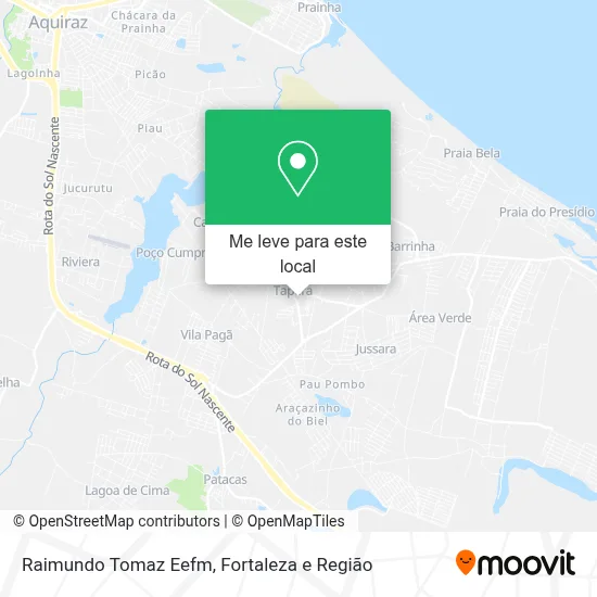 Raimundo Tomaz Eefm mapa