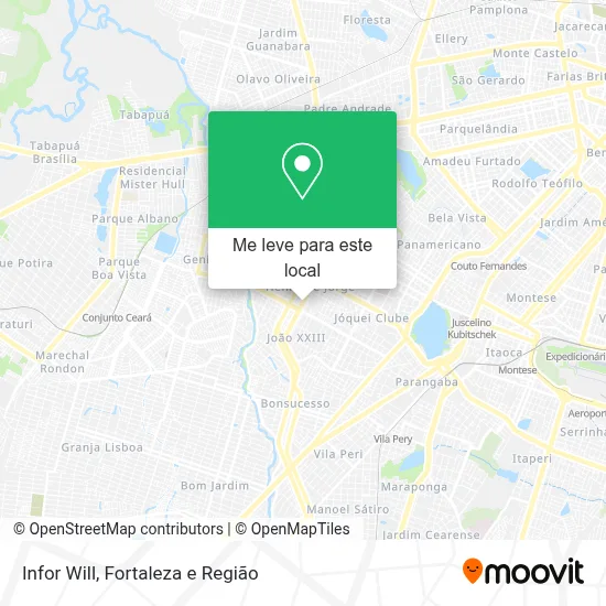 Infor Will mapa