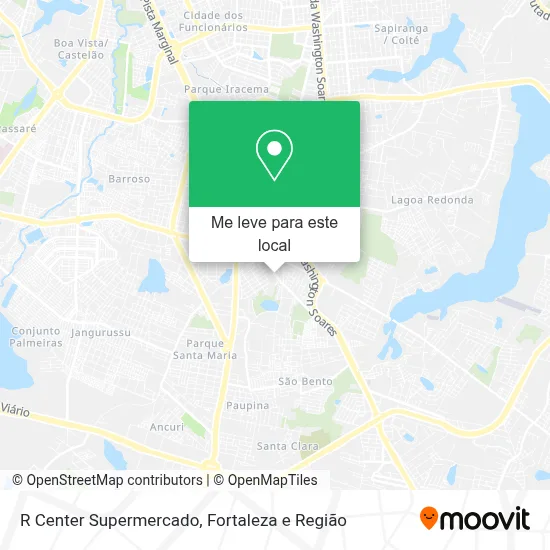 R Center Supermercado mapa