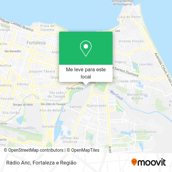 Rádio Anc mapa