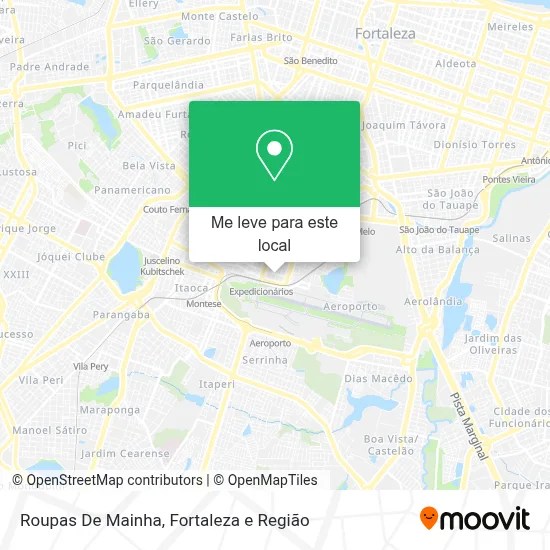 Roupas De Mainha mapa