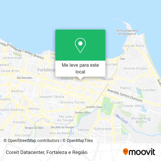 Coreit Datacenter mapa
