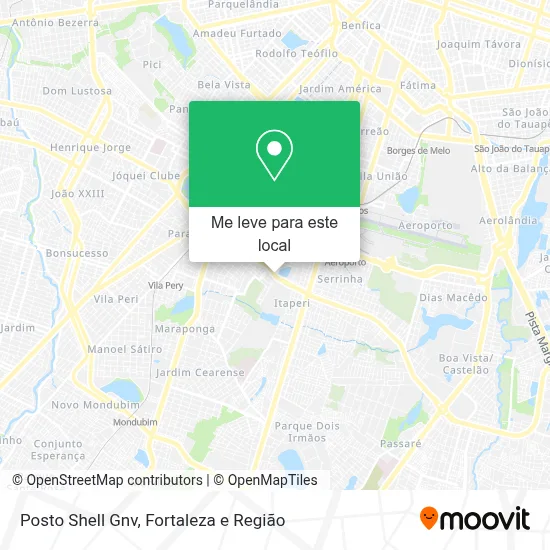 Posto Shell Gnv mapa