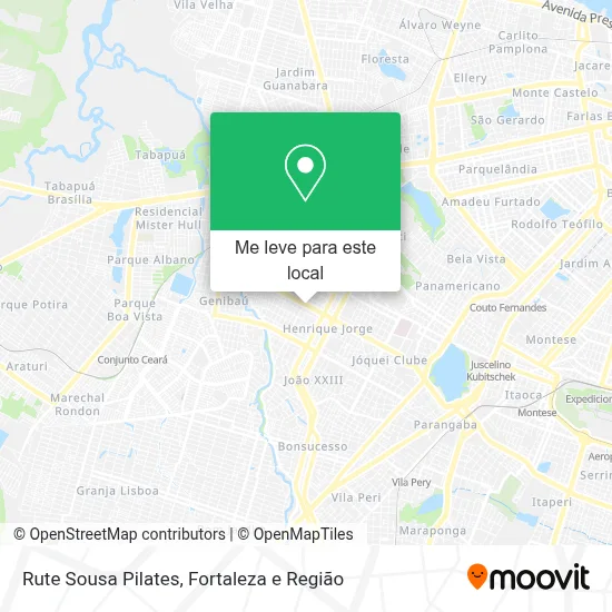 Rute Sousa Pilates mapa