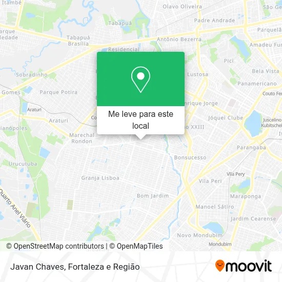 Javan Chaves mapa