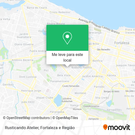 Rusticando Atelier mapa
