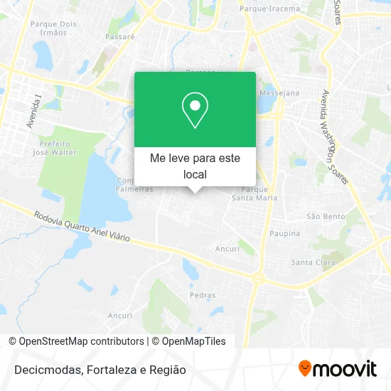 Decicmodas mapa