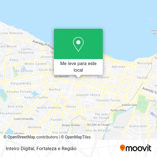 Inteiro Digital mapa