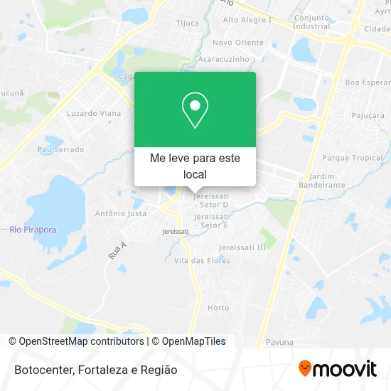 Botocenter mapa