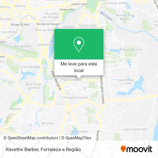 Ravethe Barber mapa