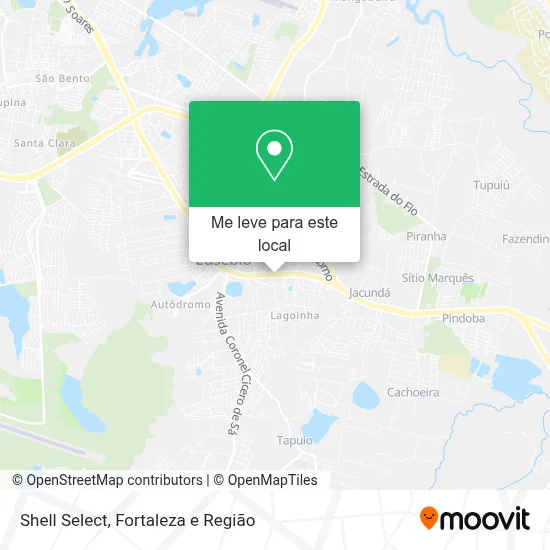 Shell Select mapa