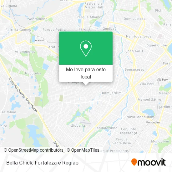 Bella Chick mapa