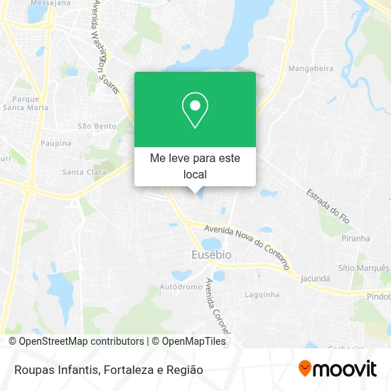 Roupas Infantis mapa