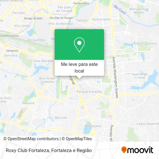 Roxy Club Fortaleza mapa