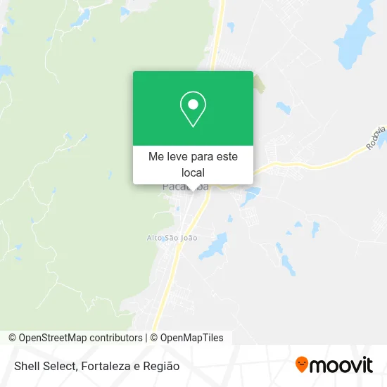 Shell Select mapa