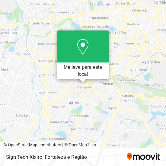 Sign Tech Xixiro mapa
