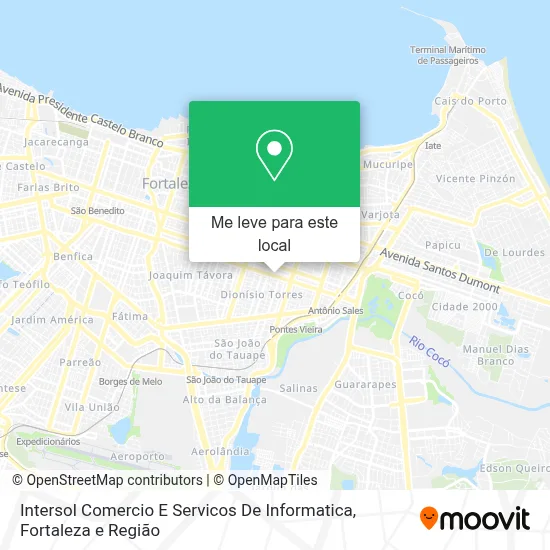 Intersol Comercio E Servicos De Informatica mapa