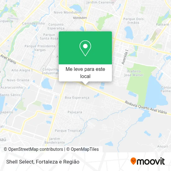 Shell Select mapa