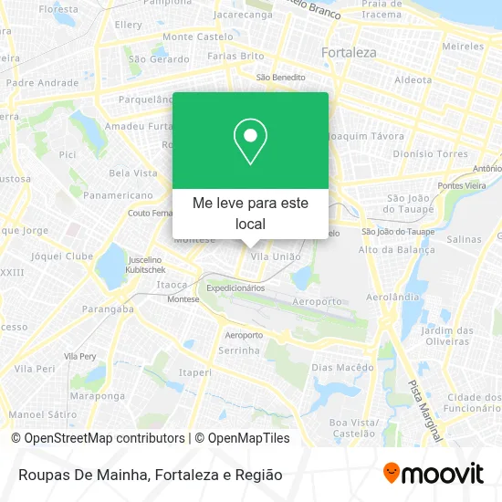 Roupas De Mainha mapa