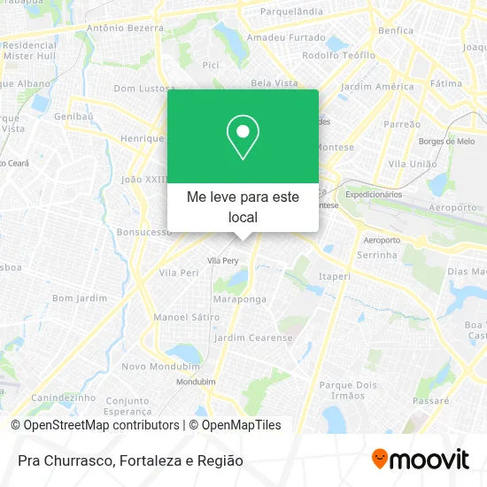 Pra Churrasco mapa