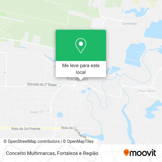 Conceito Multimarcas mapa