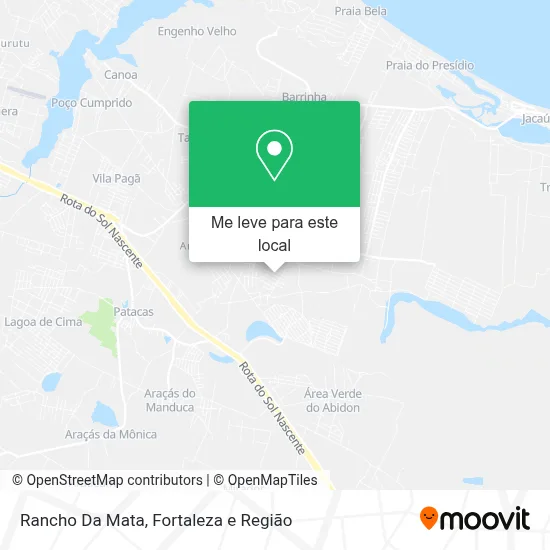 Rancho Da Mata mapa