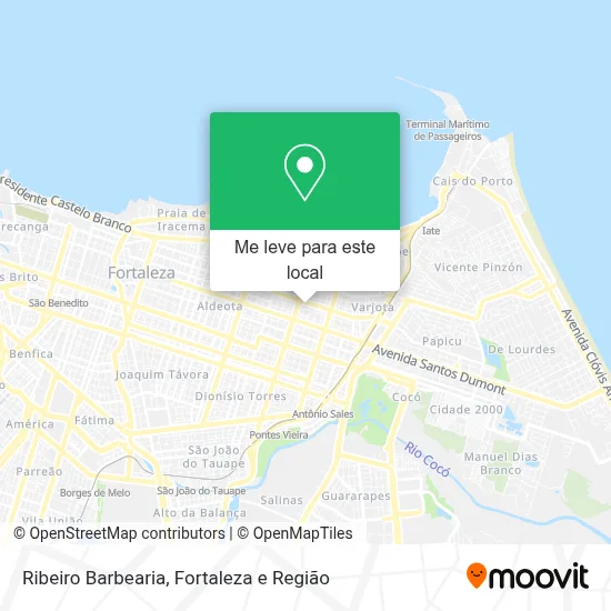 Ribeiro Barbearia mapa