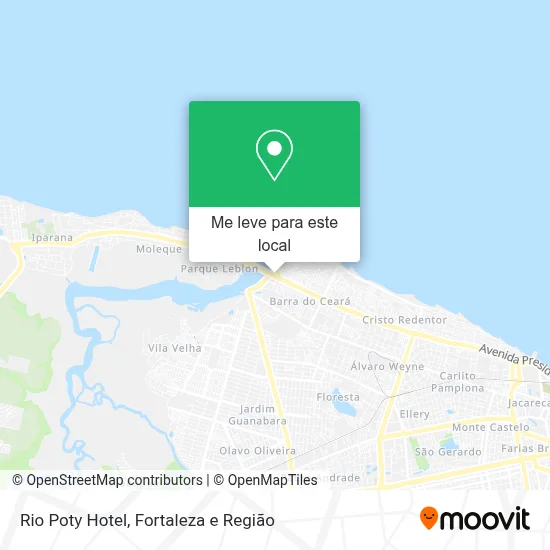 Rio Poty Hotel mapa