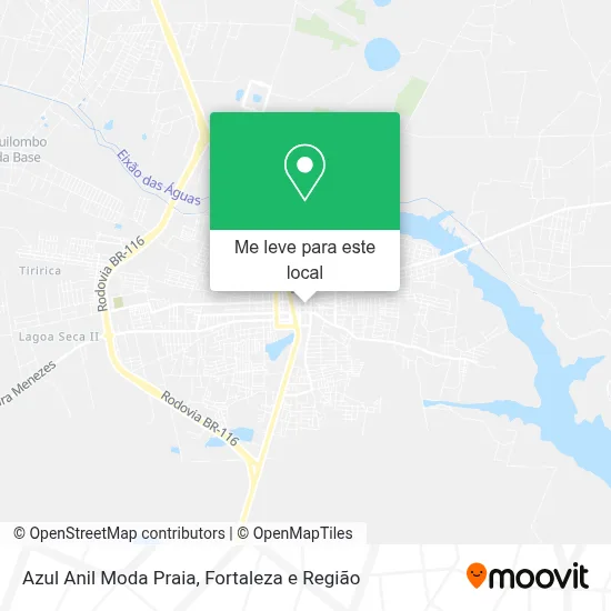 Azul Anil Moda Praia mapa