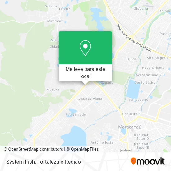 System Fish mapa