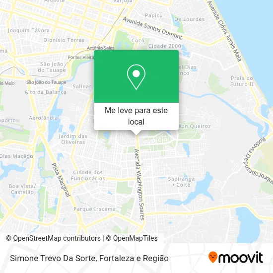 Simone Trevo Da Sorte mapa