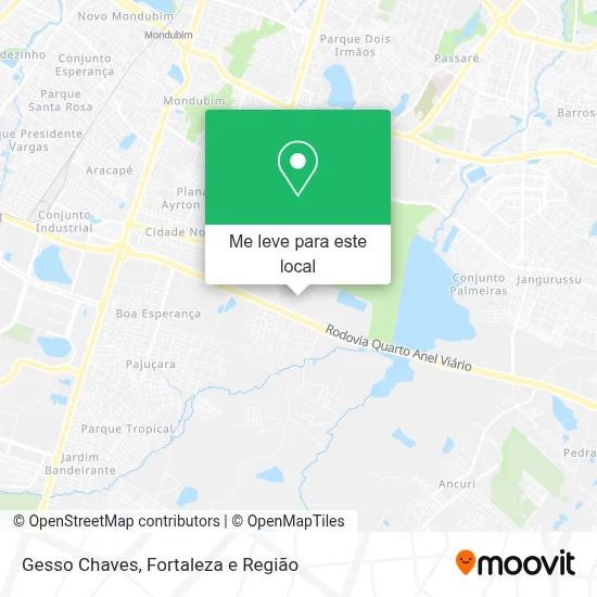 Gesso Chaves mapa