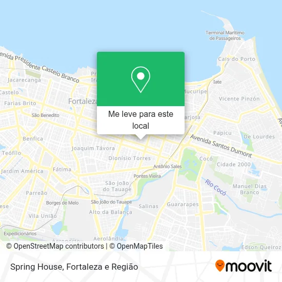 Spring House mapa