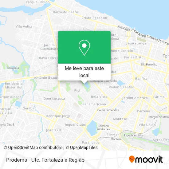 Prodema - Ufc mapa