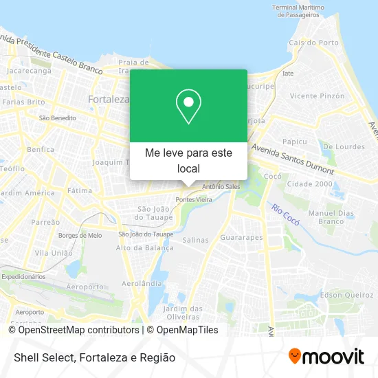 Shell Select mapa