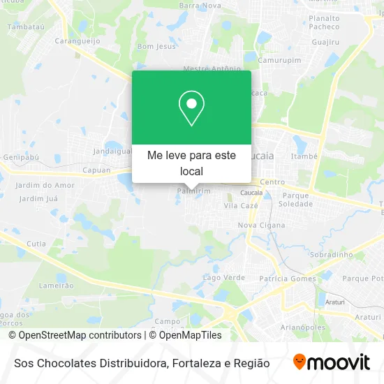 Sos Chocolates Distribuidora mapa