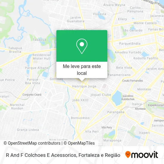 R And F Colchoes E Acessorios mapa