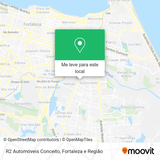 R2 Automóveis Conceito mapa