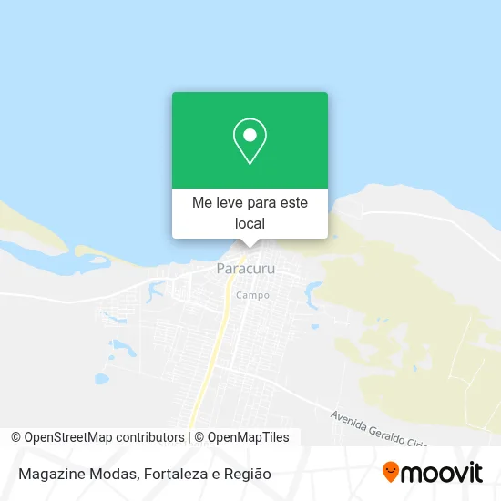 Magazine Modas mapa