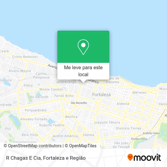 R Chagas E Cia mapa