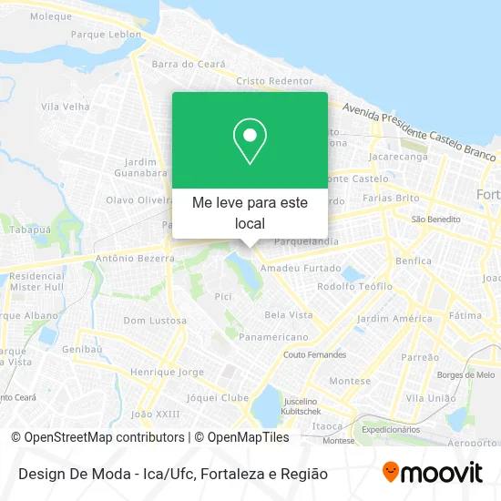 Design De Moda - Ica/Ufc mapa