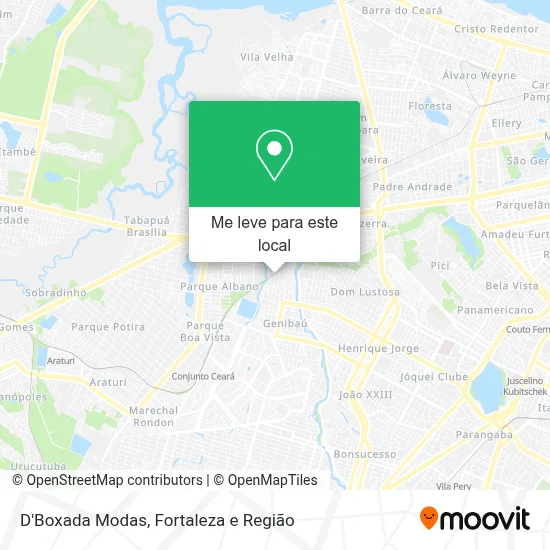 D'Boxada Modas mapa