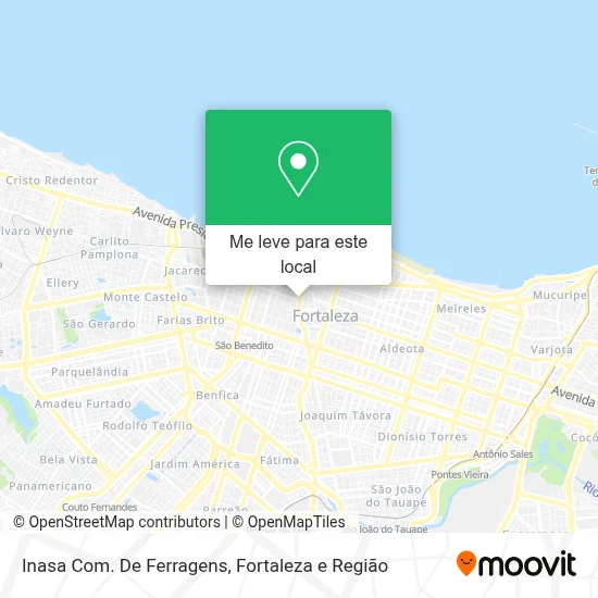 Inasa Com. De Ferragens mapa