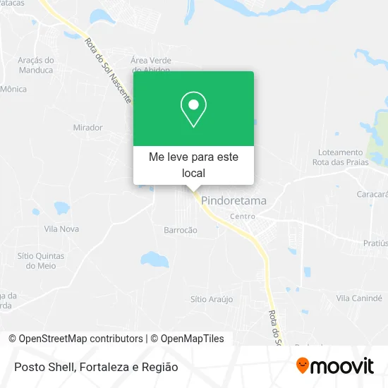 Posto Shell mapa