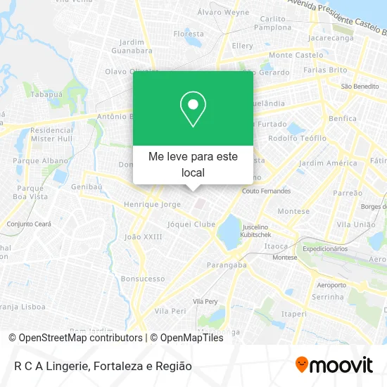 R C A Lingerie mapa